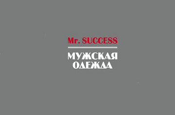 Автоматизация cети розничных магазинов мужской одежд Mr. SUCCESS